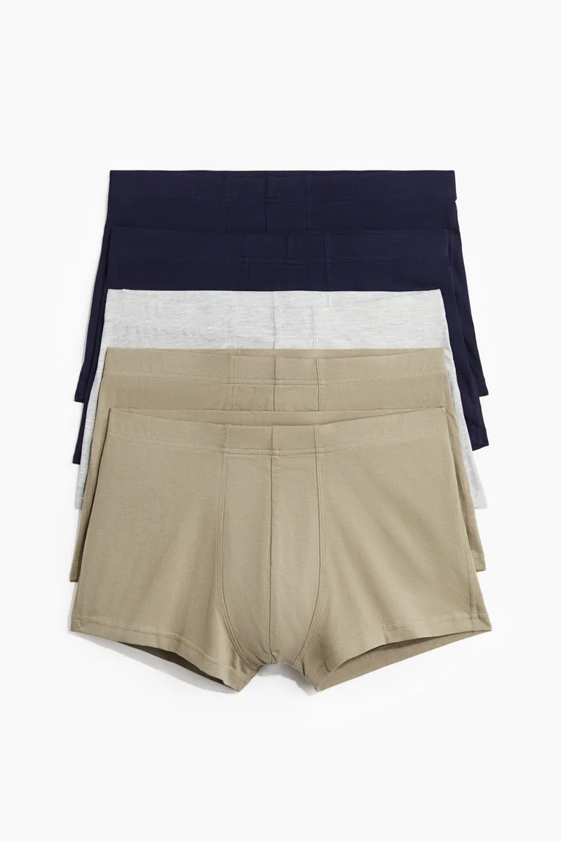H&M  5-pack cotton short trunks for Men | Best Price UAE